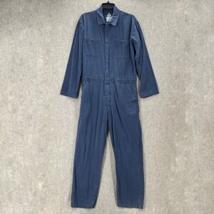 LAPCO FR Flame Resistant Cotton Coveralls Blue Workwear Jumpsuit Mens MED-REG